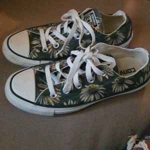 Converse sunflowers shoes